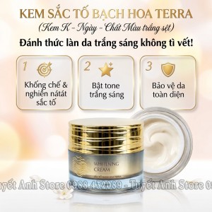 KEM SẮC TỐ BẠCH HOA TERRA